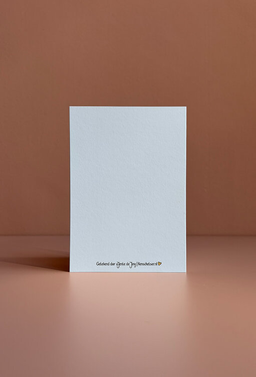 Ansichtkaart: uit je hoofd &amp; in je hart